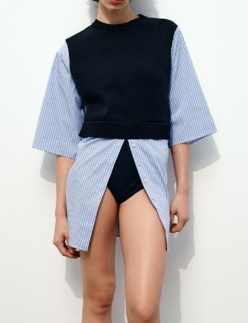 Bluza Zara, albastru