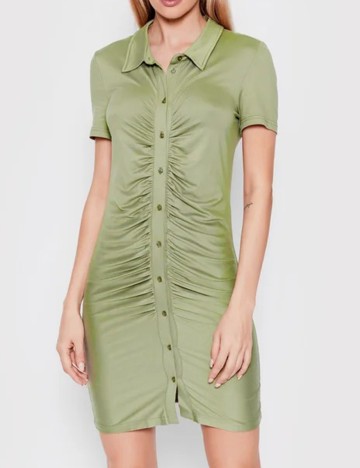 Rochie scurta Noisy May, verde, M