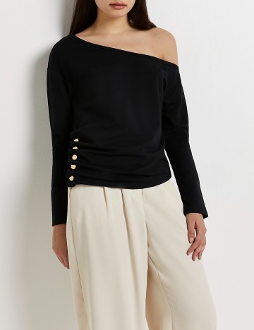 Bluza River Island, negru