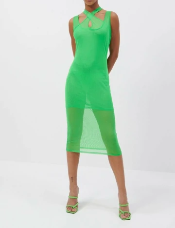 Rochie Reserved, verde neon Verde