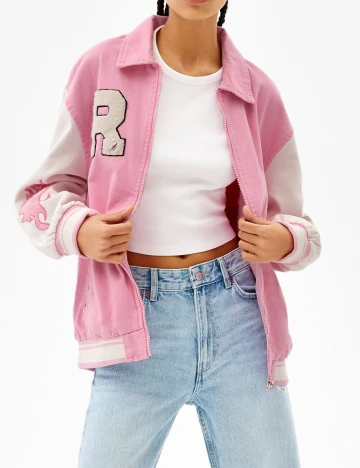 Jacheta Bershka, roz, XS