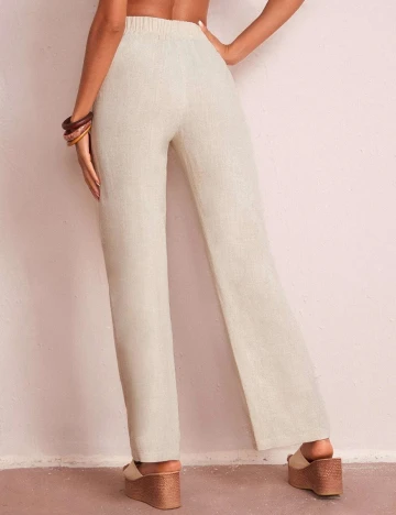 Pantaloni SHEIN, bej, S