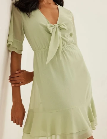 Rochie scurta NA-KD, verde, 40 Verde