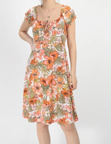 Rochie scurta Happy Holly, floral, 36/38 Floral print
