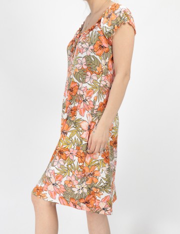 Rochie scurta Happy Holly, floral, 36/38