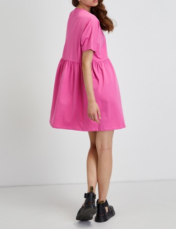 Rochie scurta Noisy May, roz, L