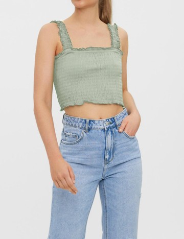 Top Vero Moda, verde