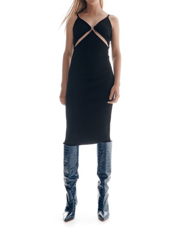 Rochie medie Reserved, negru, L