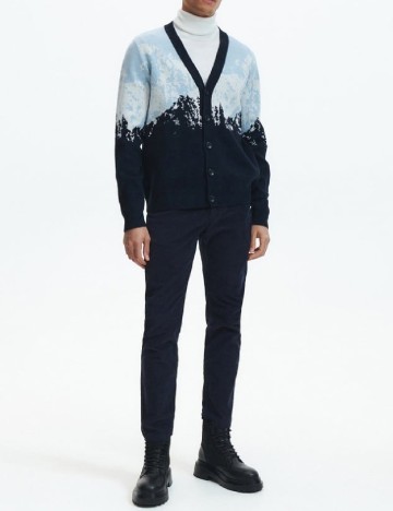 Cardigan Reserved, bleumarin