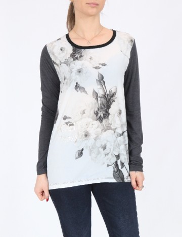 Bluza Bon a Parte, gri, S