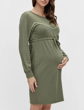 Rochie scurta Mamalicious, verde Verde