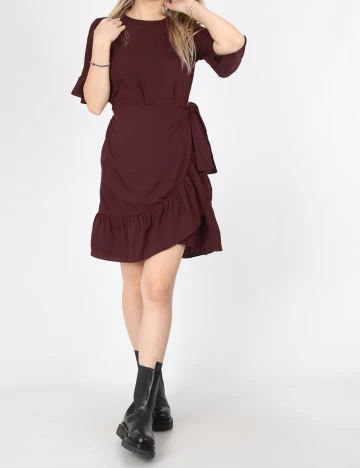 Rochie scurta Vero Moda, visiniu Rosu