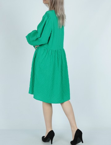 Rochie scurta Pieces, verde