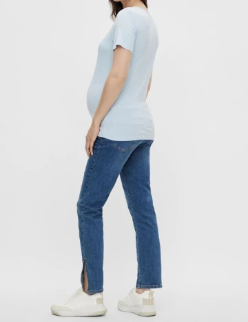 Tricou PIECES MATERNITY, bleu Albastru