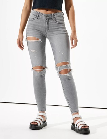 Blugi American Eagle, gri