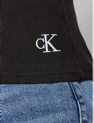 Maiou Calvin Klein Jeans, negru Negru