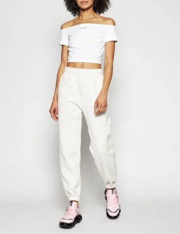 Top Calvin Klein Jeans, alb