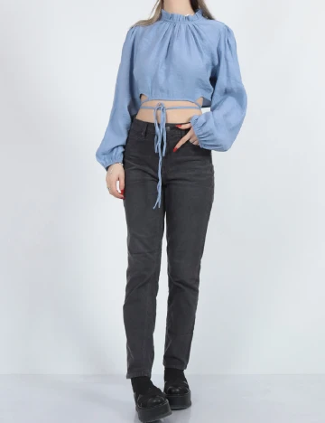 Top River Island, bleu Albastru