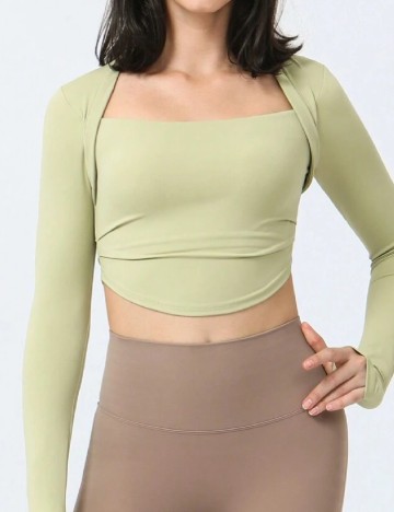 Top SHEIN, verde