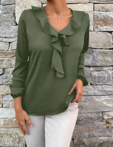 Bluza SHEIN, verde Verde