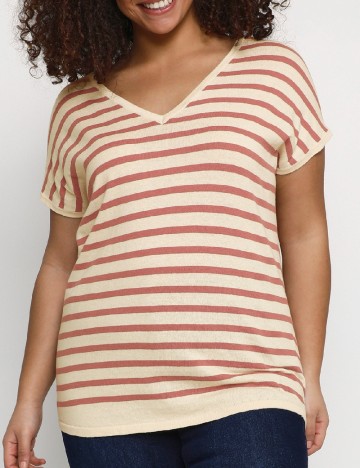 Bluza Kaffe Curve, crem