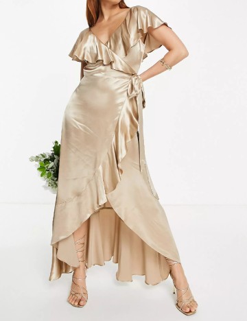 Rochie lunga Top Shop, crem