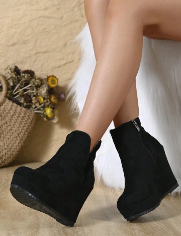Botine SHEIN, negru
