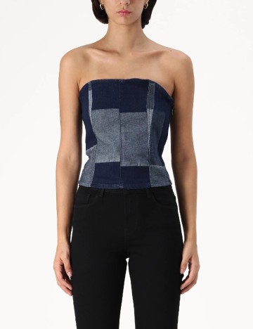 Top Vero Moda, albastru