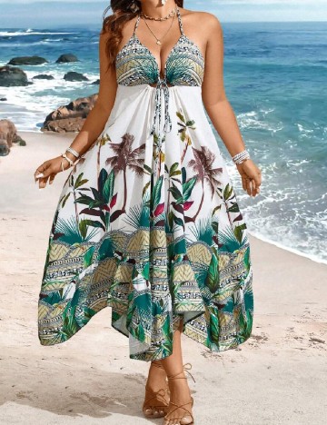 Rochie medie SHEIN CURVE, mix culori