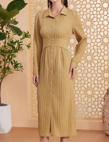 Rochie medie SHEIN, maro deschis