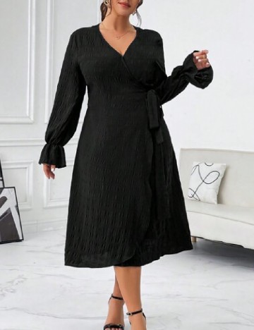 Rochie medie SHEIN CURVE, negru