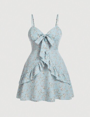 Rochie scurta SHEIN CURVE, albastru