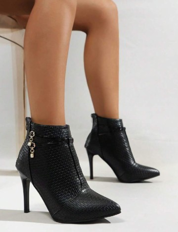Botine SHEIN, negru