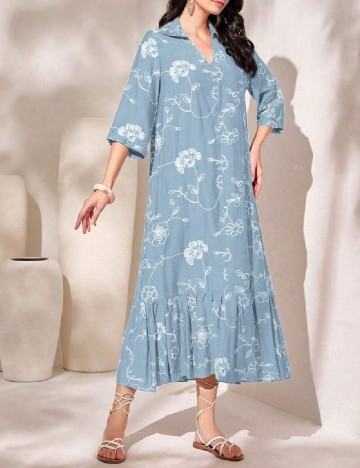 Rochie medie SHEIN, bleu