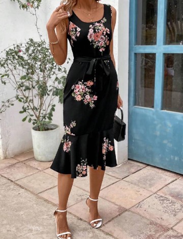 Rochie medie SHEIN, negru