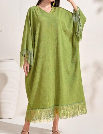 Rochie medie SHEIN, verde
