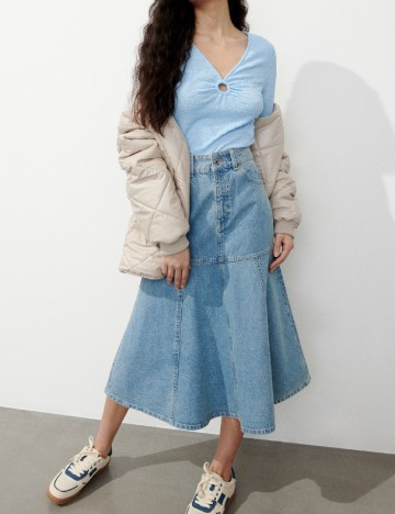 Bluza Reserved, albastru