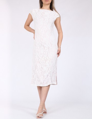 Rochie medie SHEIN, alb