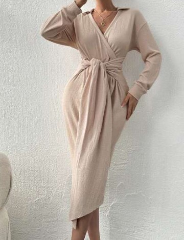 Rochie medie SHEIN, crem