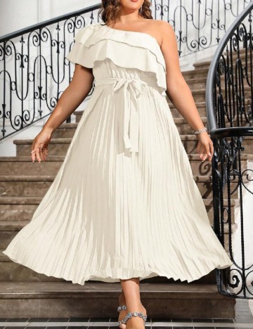 Rochie lunga SHEIN CURVE, bej