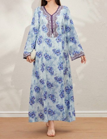 Rochie lunga SHEIN, albastru