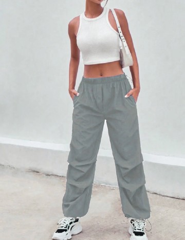 Pantaloni SHEIN, gri