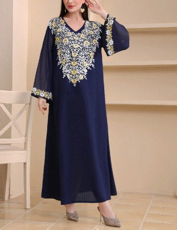 Rochie lunga SHEIN, albastru