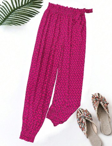 Pantaloni SHEIN CURVE, roz