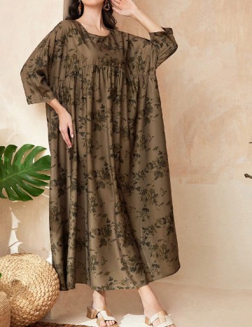 Rochie lunga SHEIN, maro