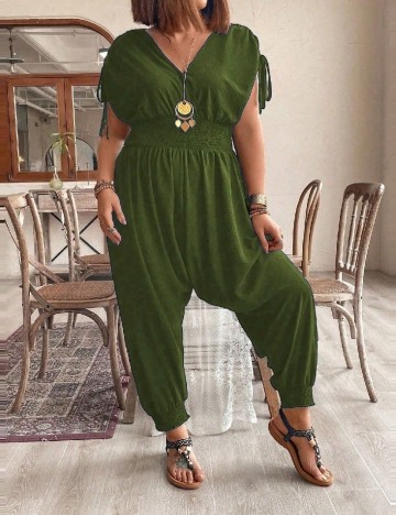 Salopeta SHEIN CURVE, verde