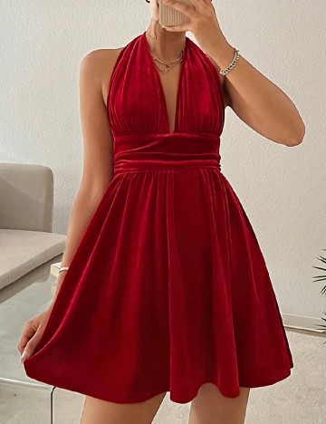 Rochie scurta SHEIN, rosu