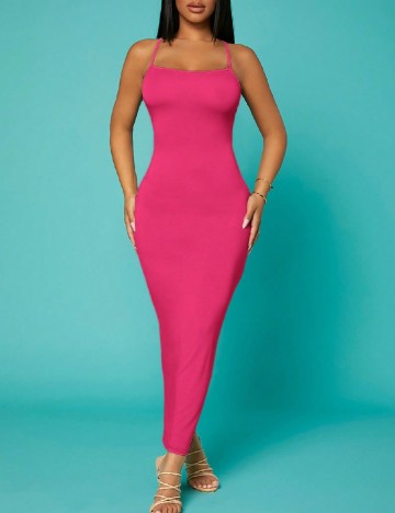 Rochie lunga SHEIN, roz