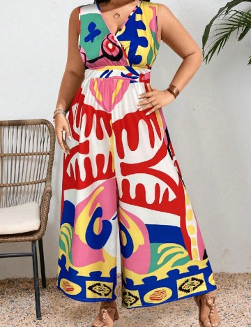 Salopeta SHEIN CURVE, mix culori