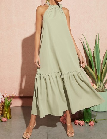 Rochie medie SHEIN, verde